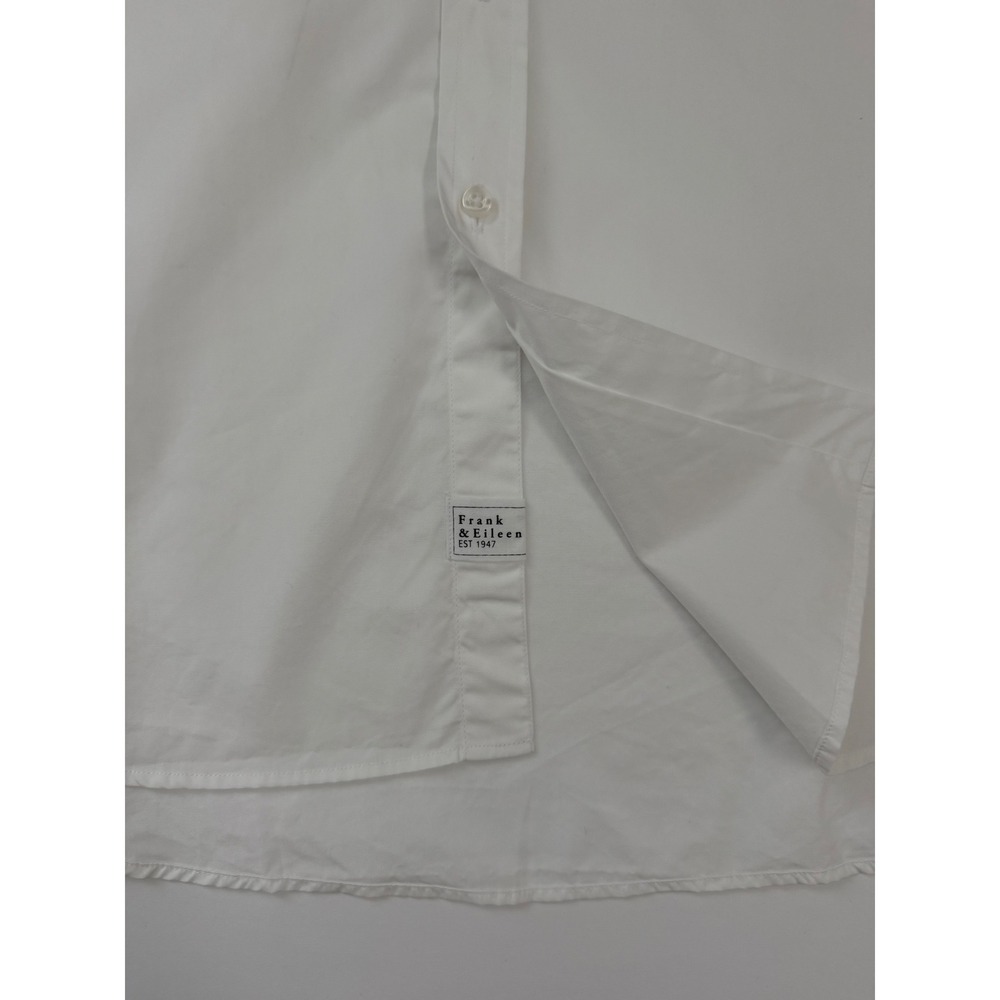 Frank & Eileen Eileen White Button Down Shirt XL Organic Cotton NWOT - Picture 6 of 6